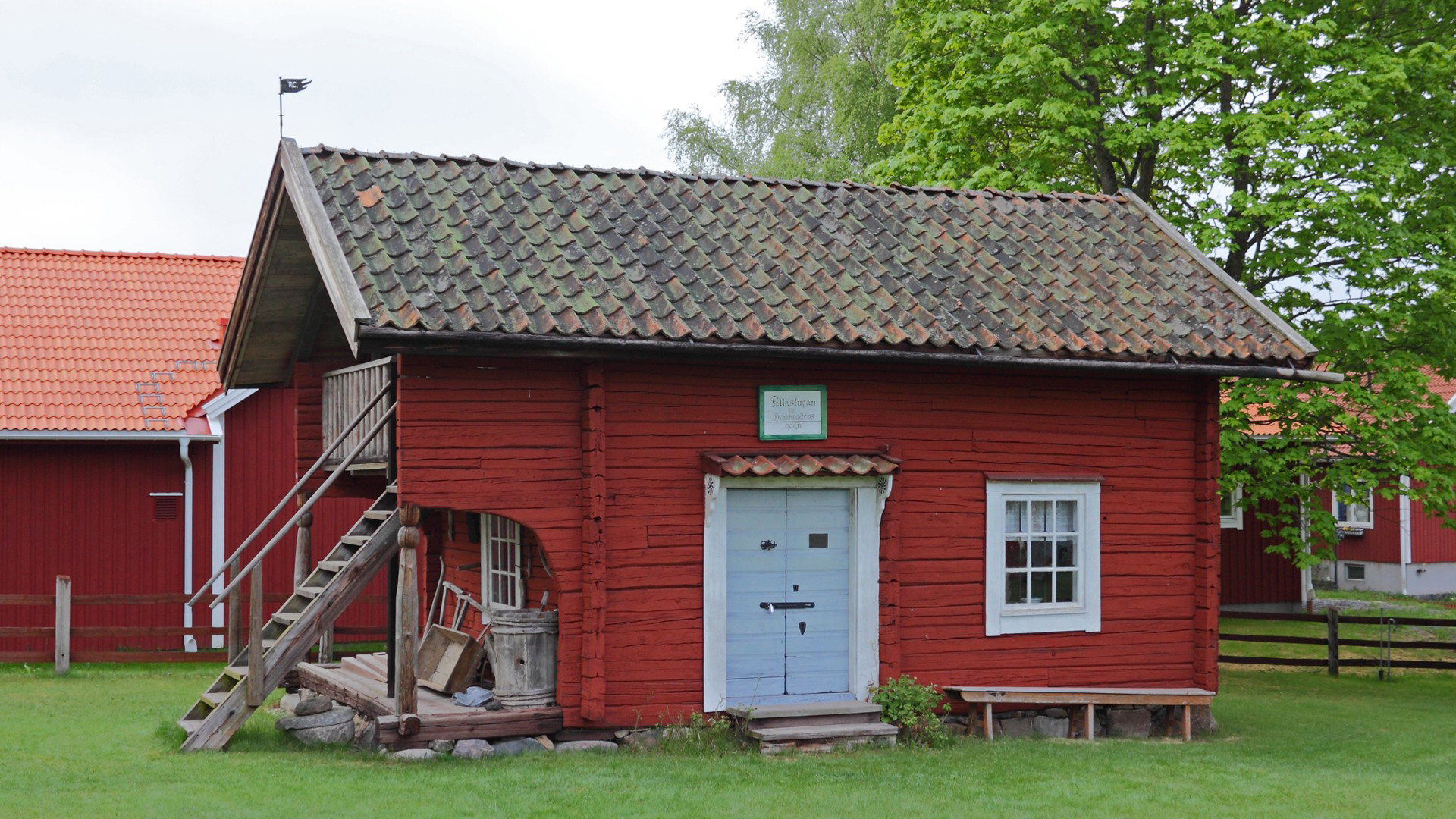 Huset Fallastugan på Lerbäcks hembygdsgård